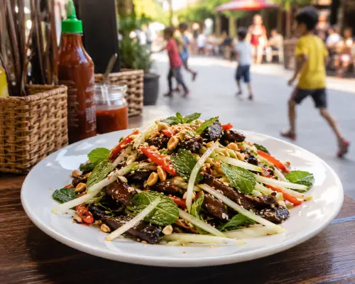 Gỏi Đu Đủ Khô Bò